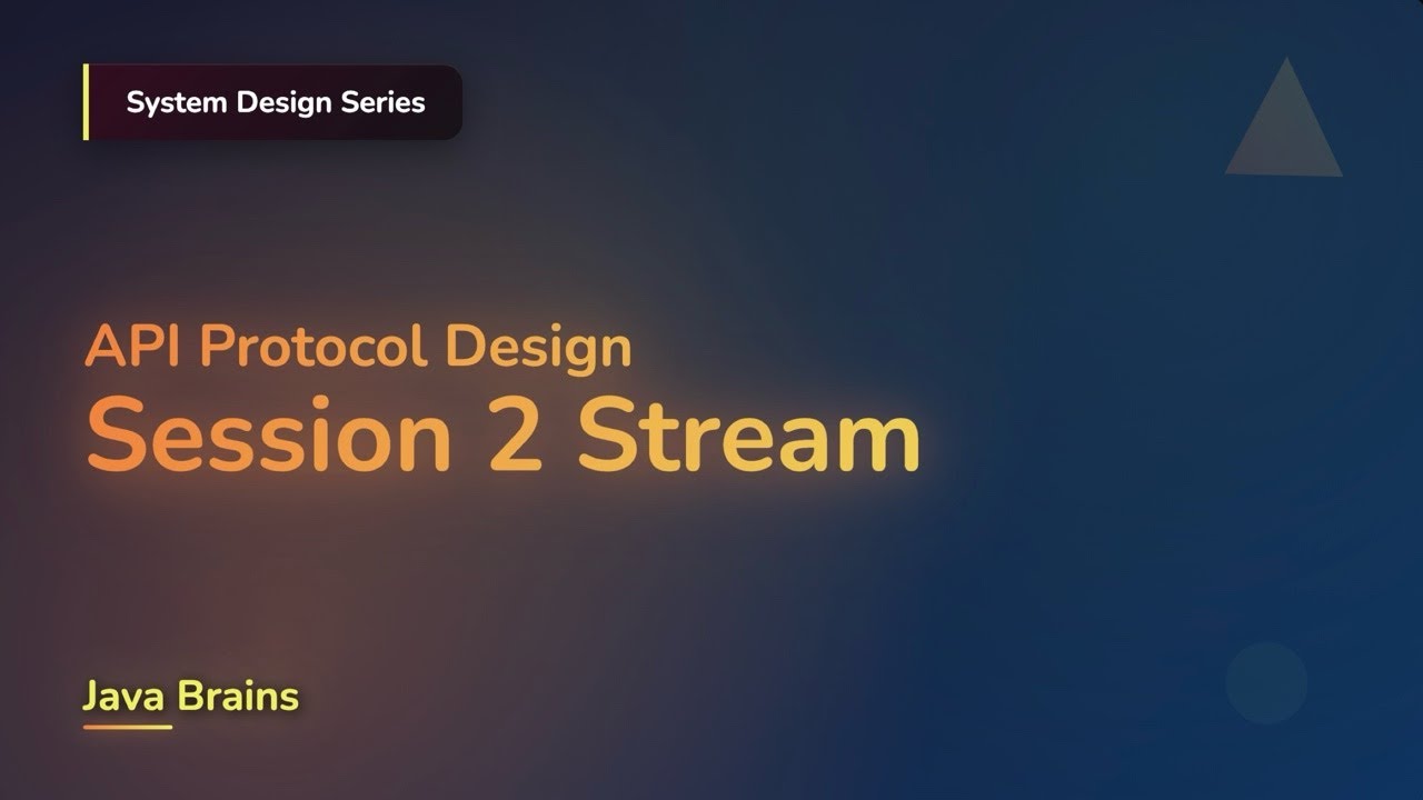 API Protocol Design For System Design Interviews - Live Class