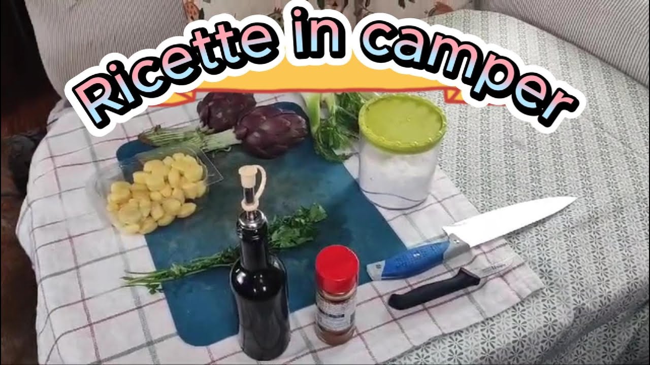 Ricette facili e veloci in camper: Gnocchi di patate ai carciofi