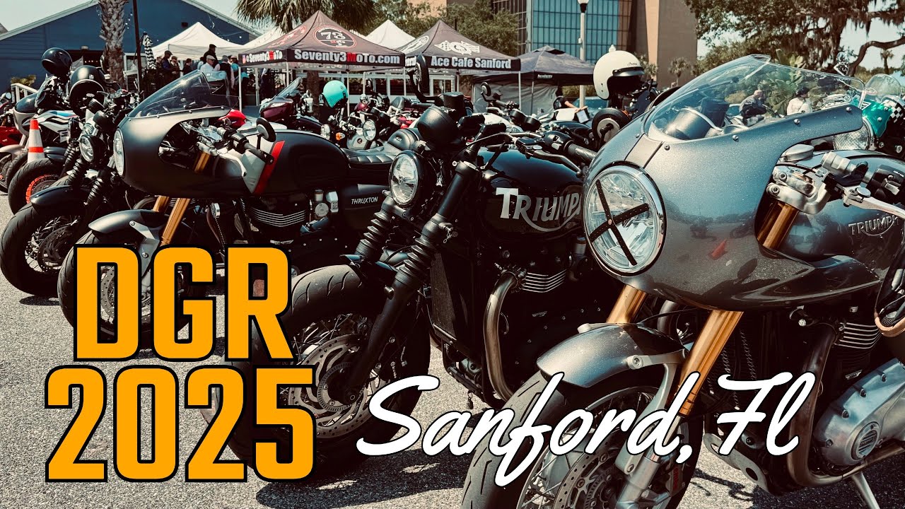 Distinguished Gentleman's Ride Sanford, Florida - DGR 2025 on a Triumph Rocket 3 R