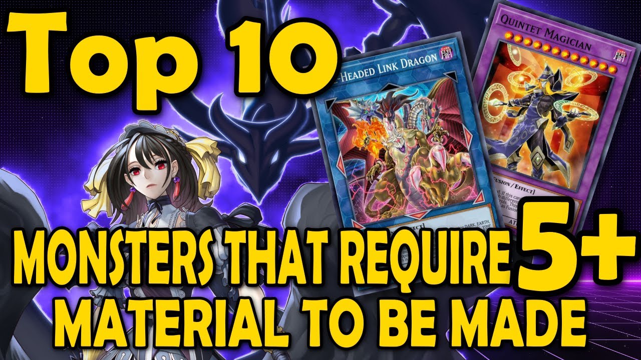 Top 10 Monsters That Take 5+ Materials to be Made