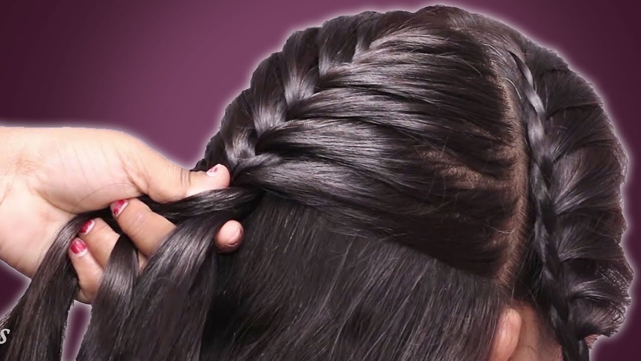 fish braid hairstyle for work/college/party || hair style girl || trendy hairstyles #hairstyle