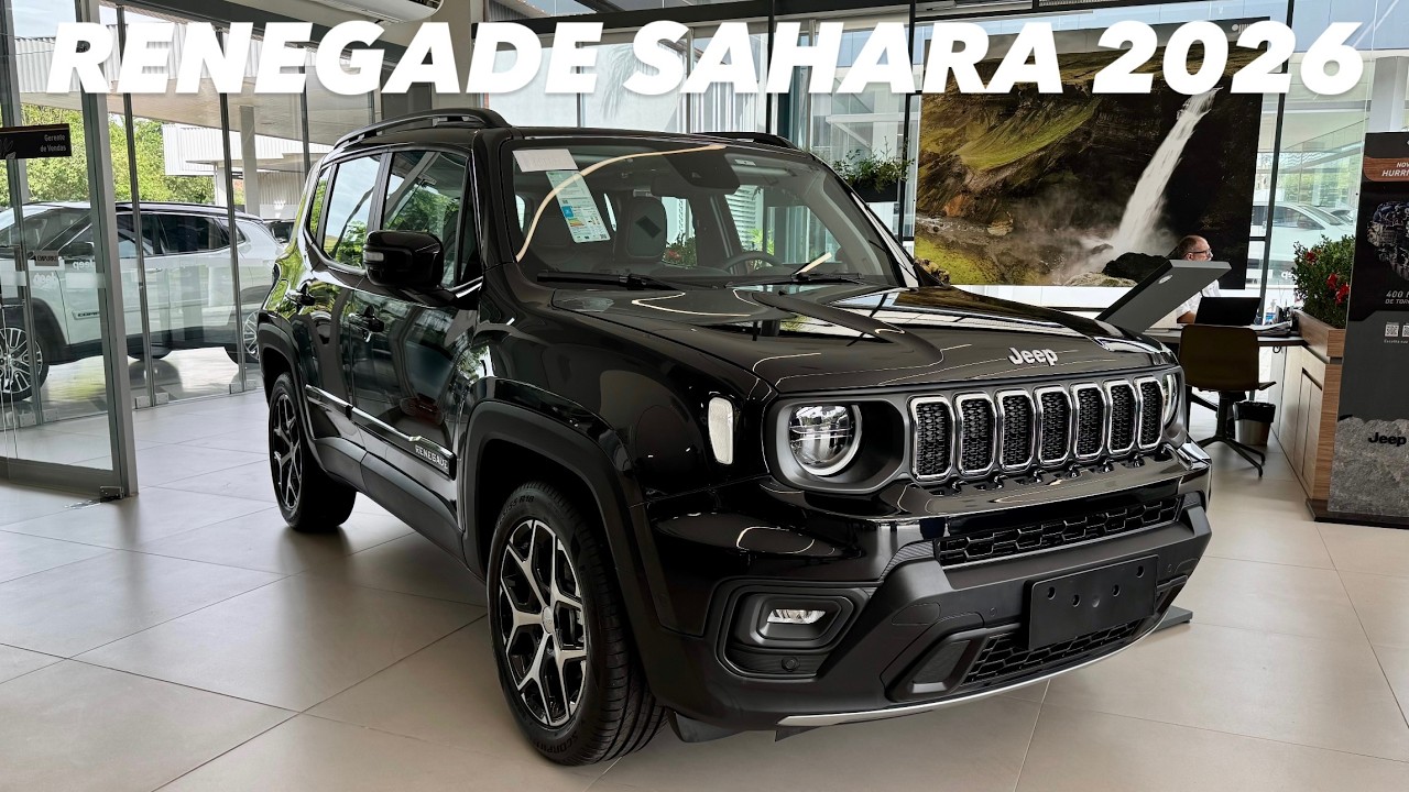 AVALIAÇÃO JEEP RENEGADE SAHARA 2026 - AGORA MAIS BARATO E MAIS EQUIPADO!! 