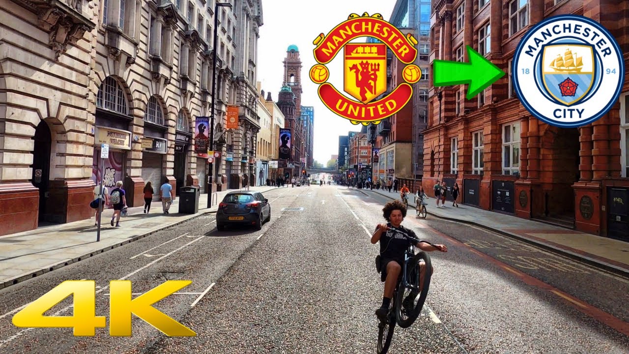 4K | Old Trafford to Etihad Stadium | Manchester, Great Britain (UK) | 2022 | #64