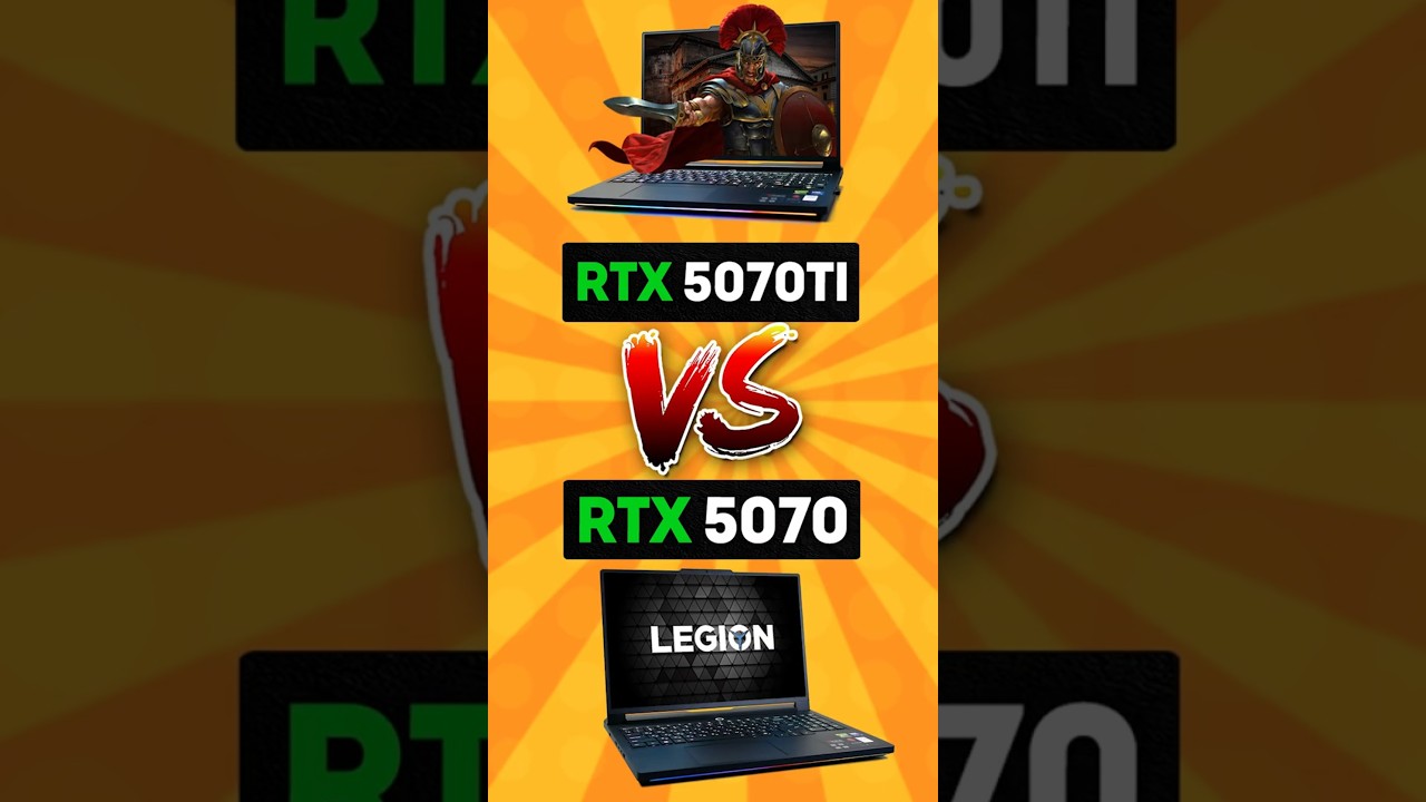 СРАВНЕНИЕ RTX 5070TI vs 5070 В НОУТБУКАХ #rtx5070 #nvidia #rtx5070ti #legion #lenovo #laptop