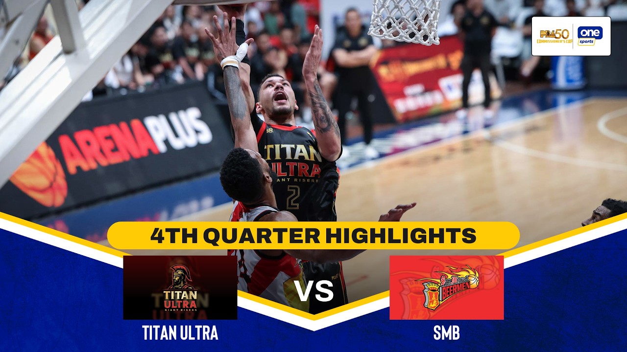 TITAN ULTRA vs SAN MIGUEL | 4TH QUARTER HIGHLIGHTS | PBA SEASON 50 COMMISSIONER&rsquo;S CUP
