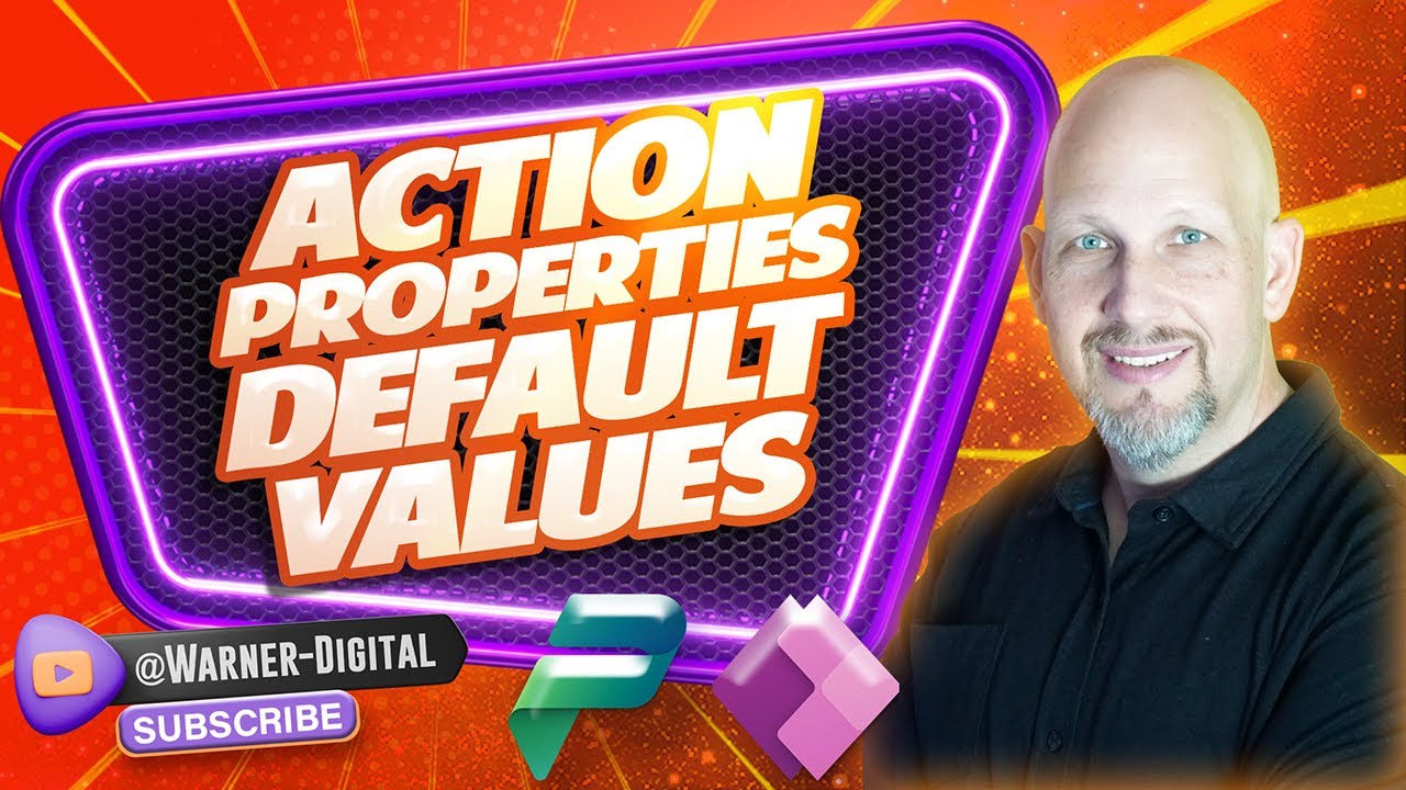 Action Property Default Values in Power Apps Components
