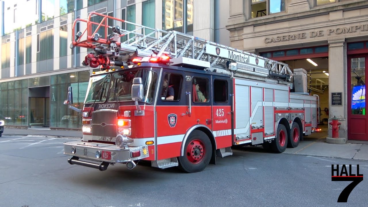 Montreal Fire Department (SIM) - 225 & 425 Responding
