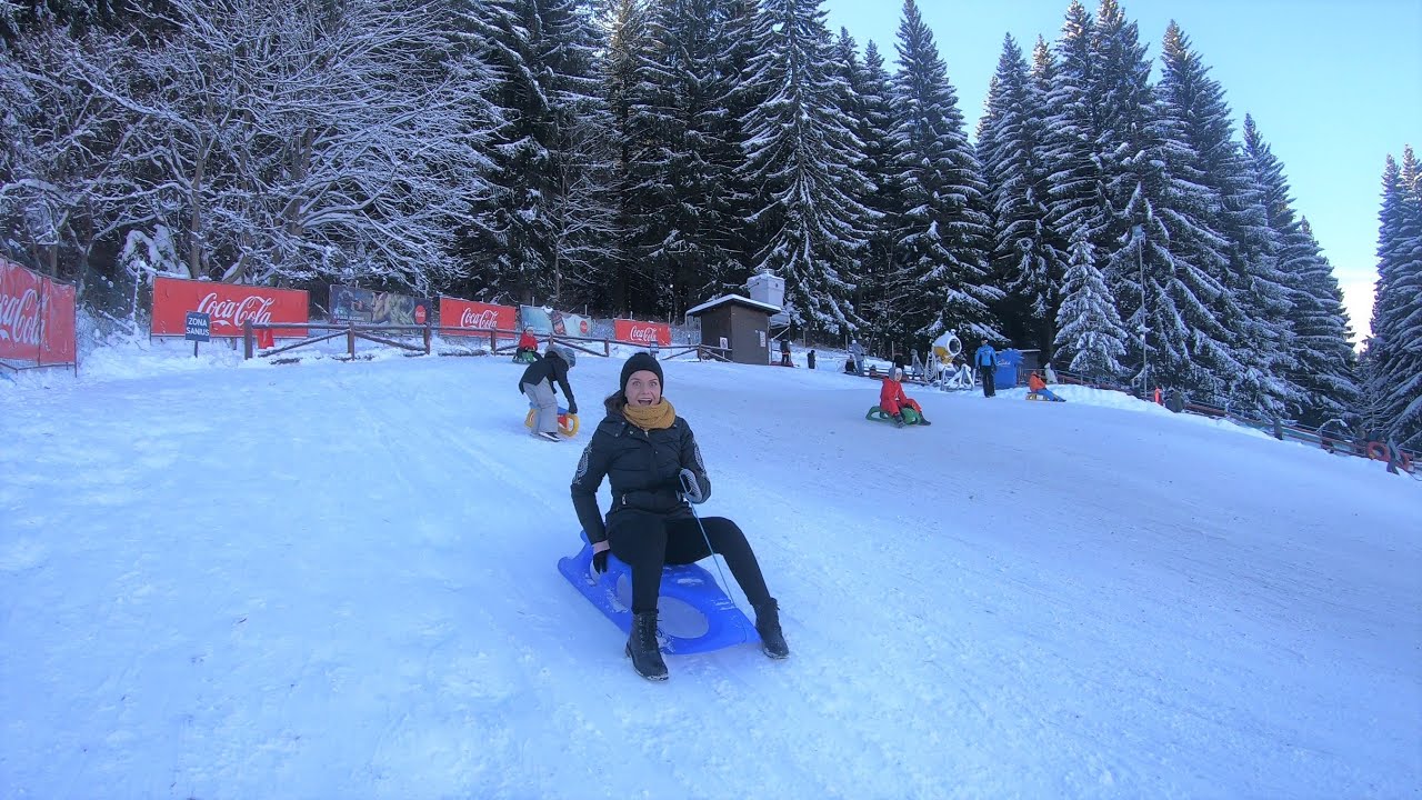 Super Cool Sleigh Track - Having fun on Snowslide in Poiana Brasov