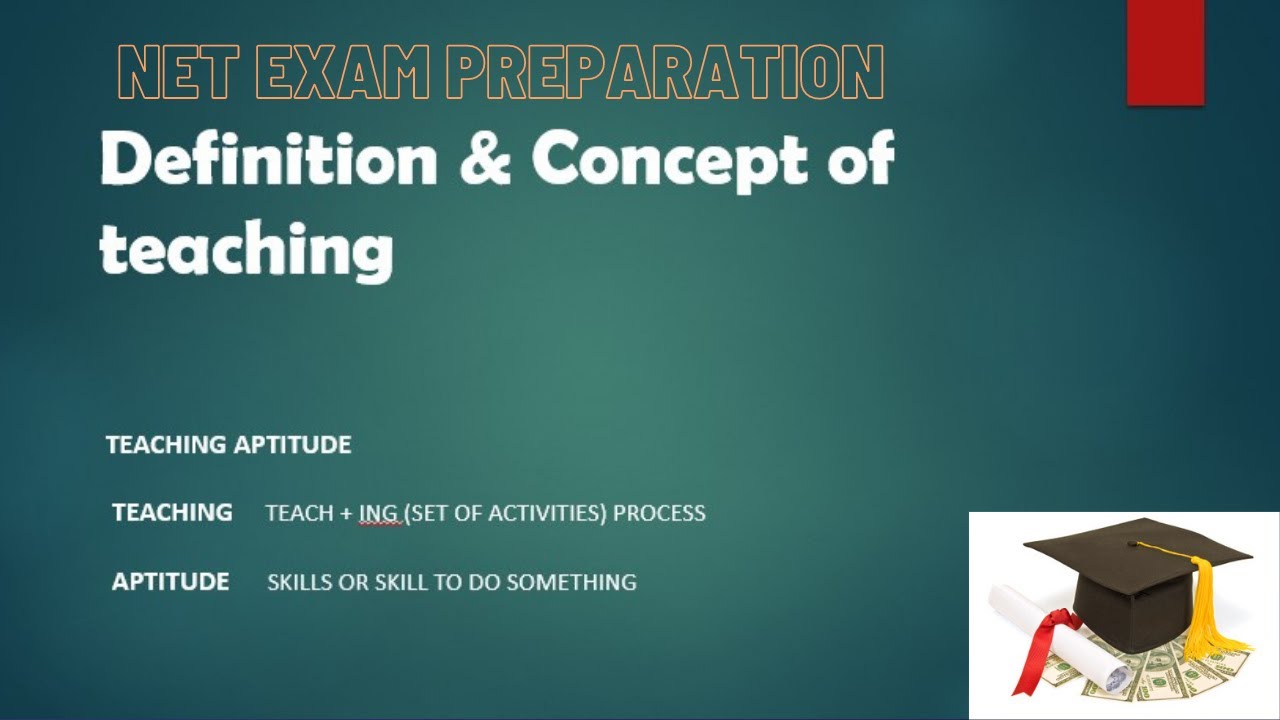 NET/JRF Exam Preparation 2021 Paper-1 Teaching Aptitude, Definition & Concept Of Teaching