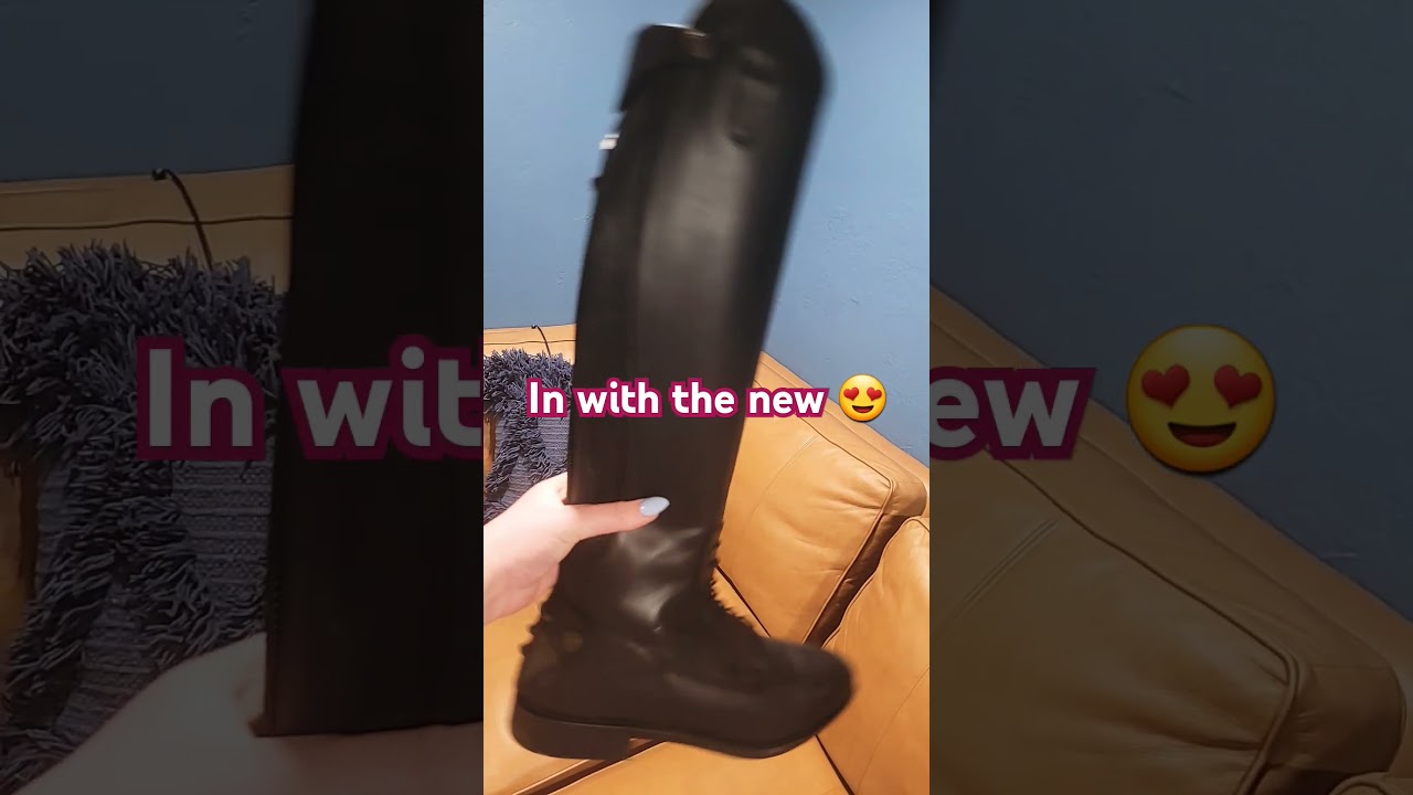 My old ones will now be practice boots!! Yippie!! 💖💖 #horse #equestrianshow #pony #riding #fyp #cool