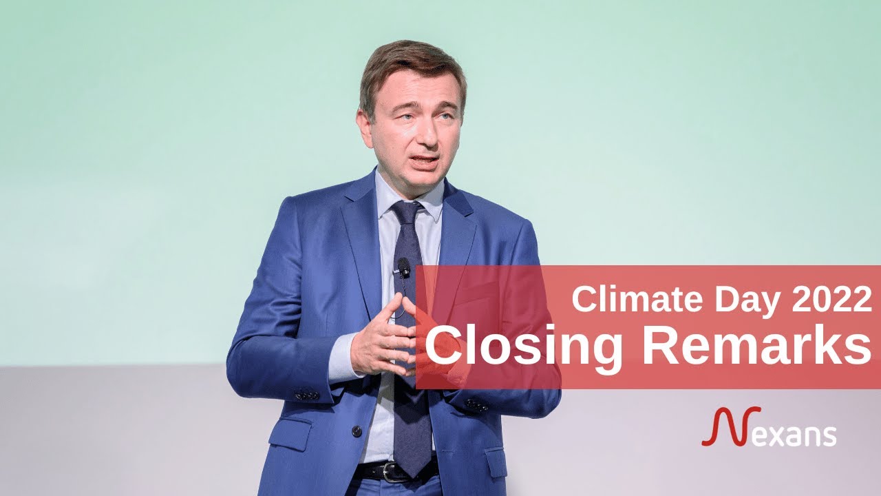 Nexans Climate Day 2022: Closing Remarks