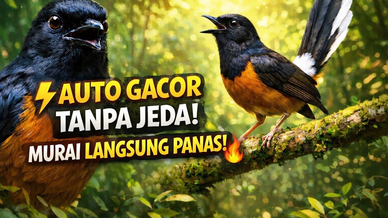 Suara & Video BURUNG MURAI BATU FULL NGUKLING, Bikin EMOSI Yang Punya