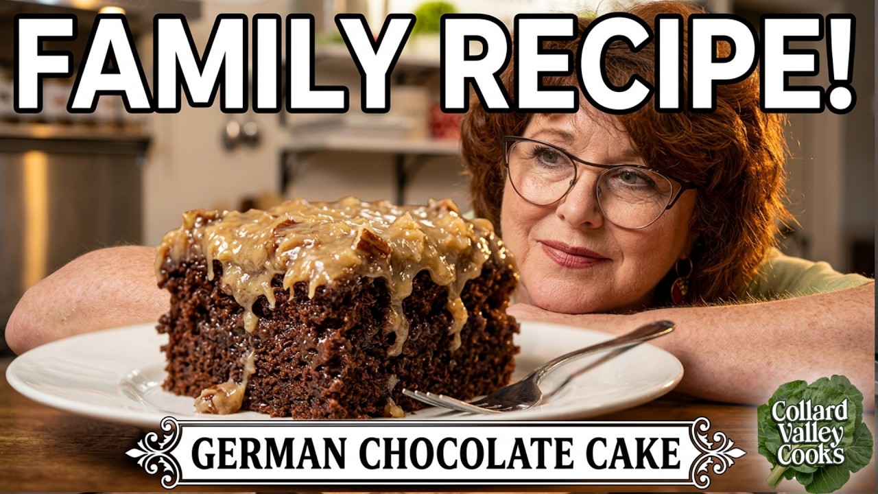Homemade German Chocolate Sheet Cake - Mama's Old Fashioned Southern Recipes