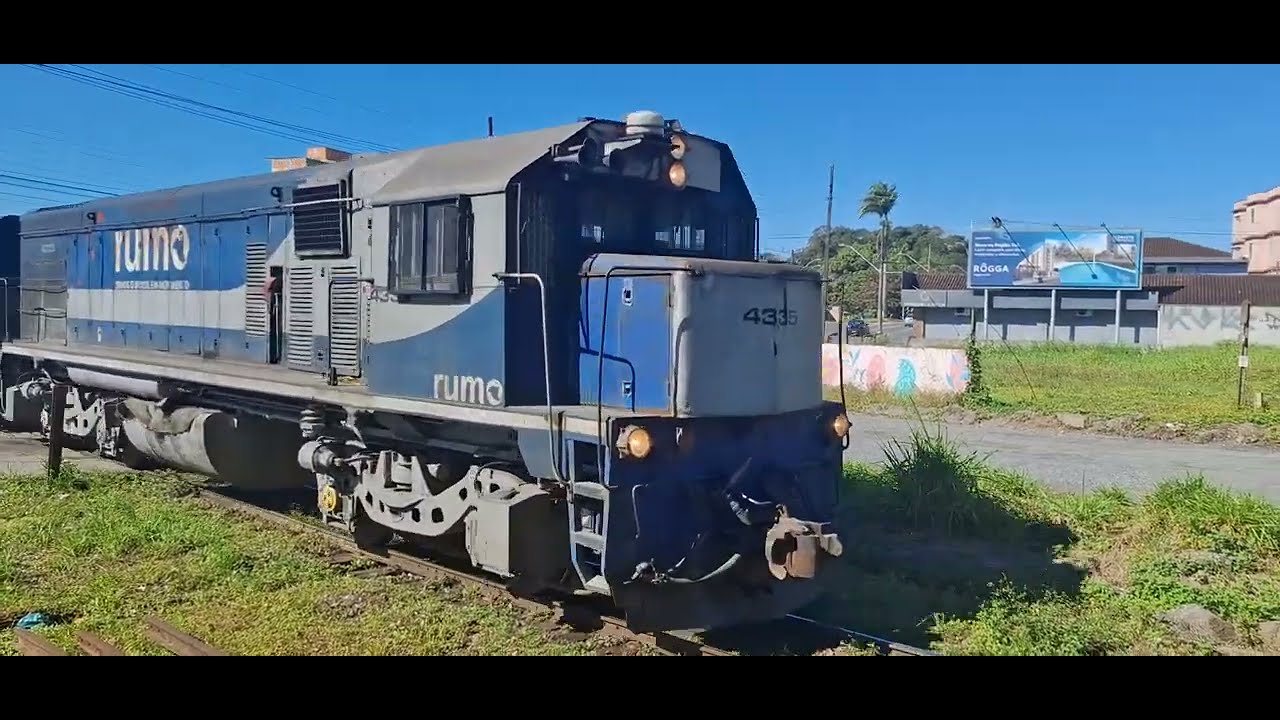 Dupla de G22U da rumo com vagões da Ferroeste RFFSA FEPASA 1 2 + ALL/Rumo (Feat @uncascombine3097) 