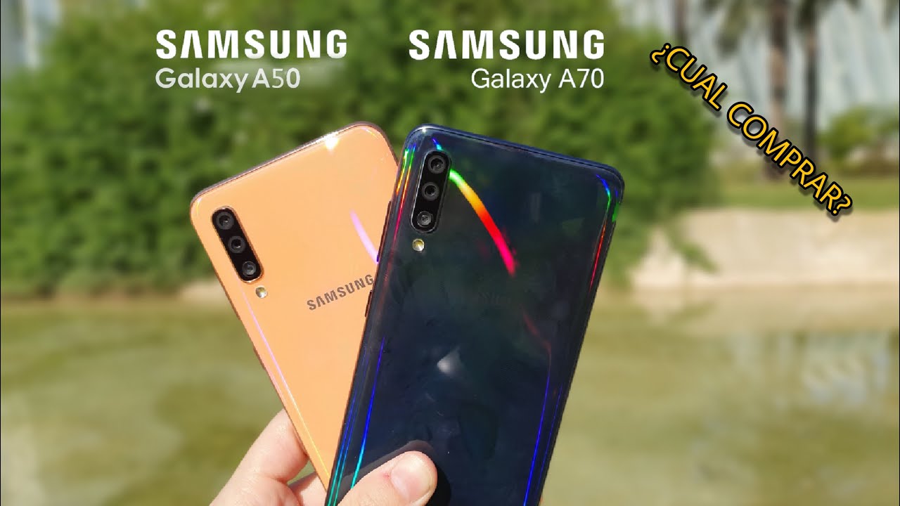 Galaxy A70 VS A50 COMPARATIVA en español, ¿Cual DEBES COMPRAR?