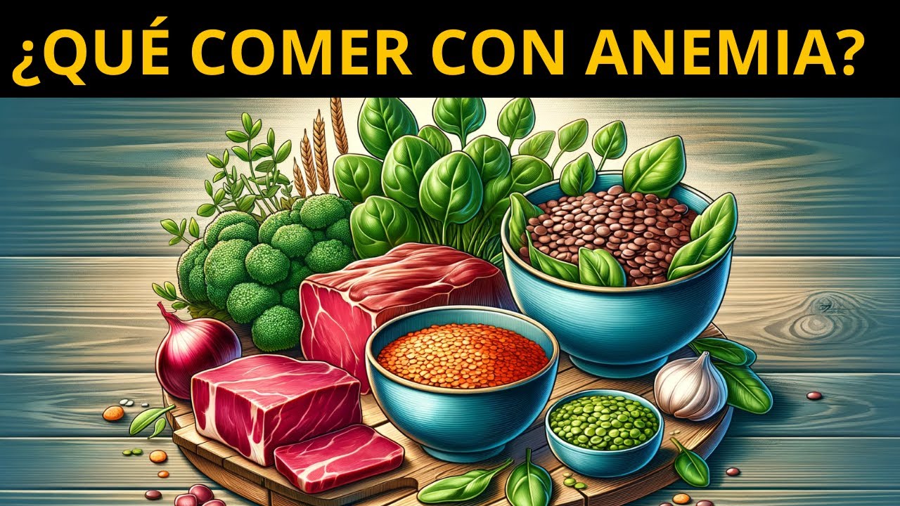 ¡ENERGÍA INSTANTÁNEA! Alimentos Clave para Luchar contra la Anemia