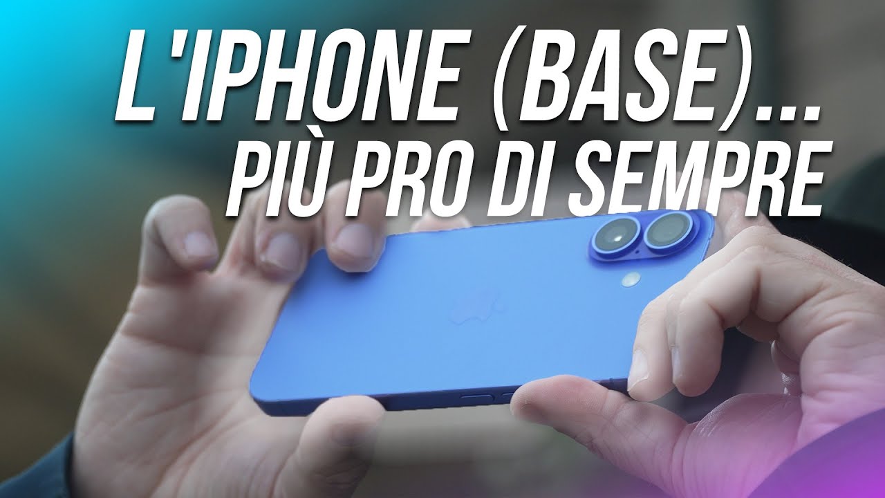 IPHONE 16 È UN PUNTO DI SVOLTA, anche se I 60Hz SONO un DIFETTO