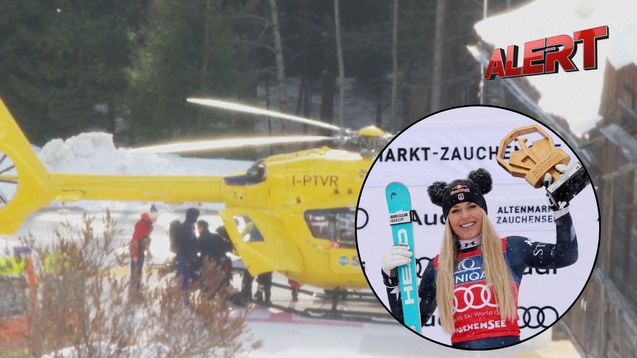 Lindsey Vonn Airlifted from Cortina to Treviso Hospital After Olympic Crash | ALERT News