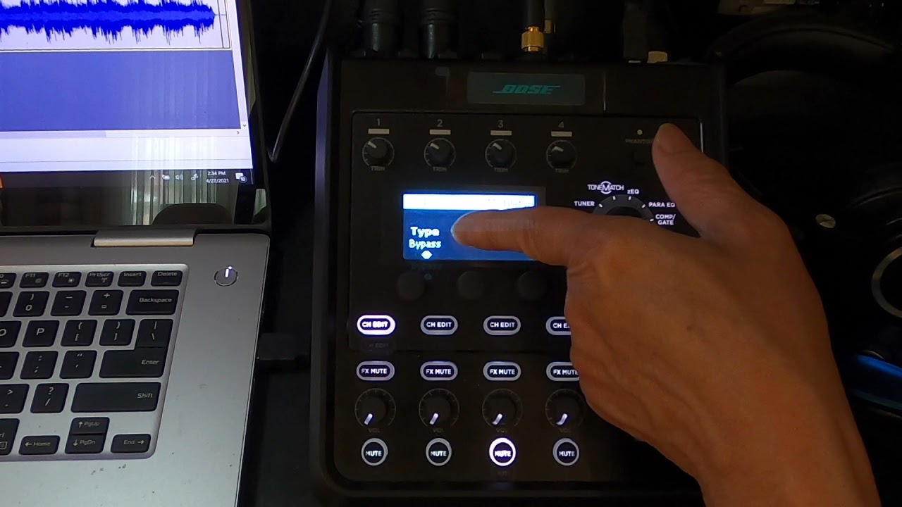 Karaoke, ToneMatch T4s phần 2. Cách điều chỉnh và bỏ thông số.