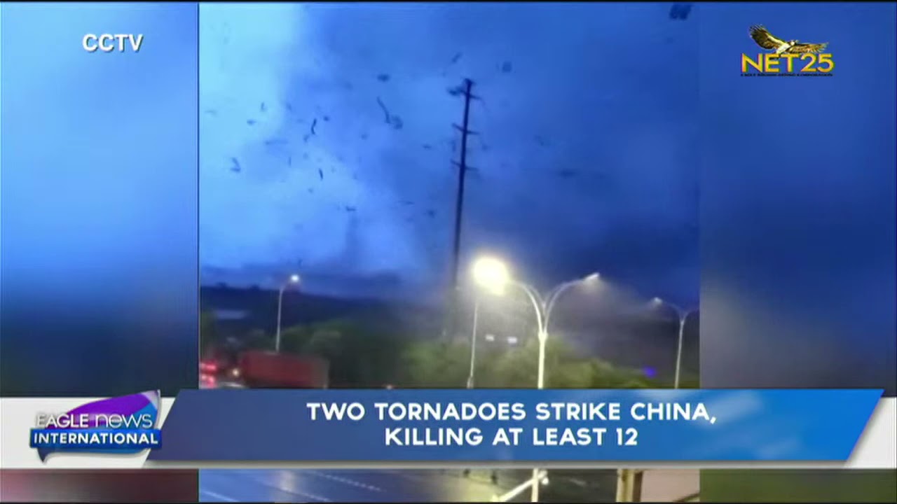 Two tornadoes strike China, killing at least 12