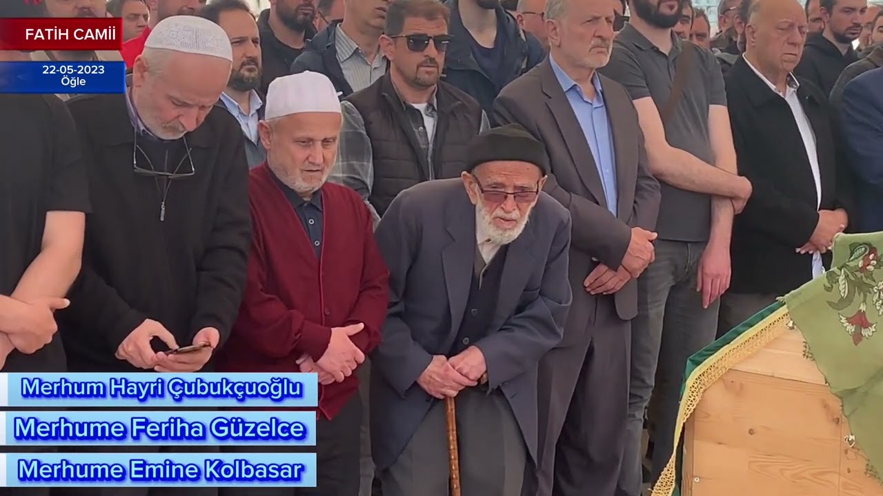 Fatih Camii Cenaze Bilgilendirme 22-05-2024