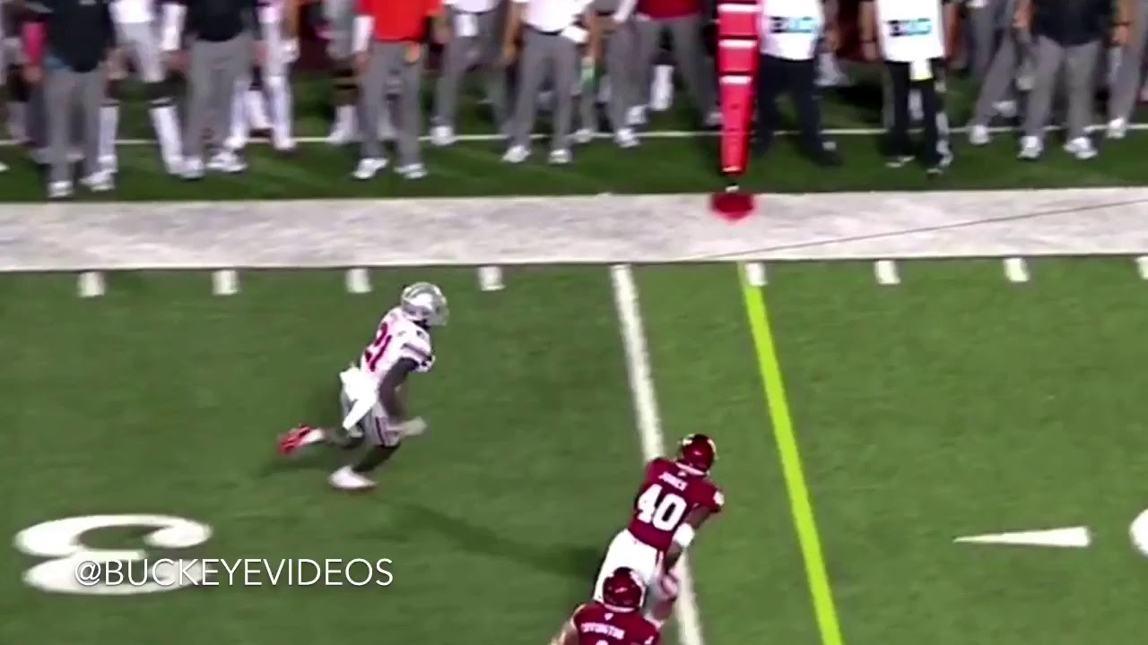 Parris Campbell 74 Yard TD Ohio State vs. Indiana 