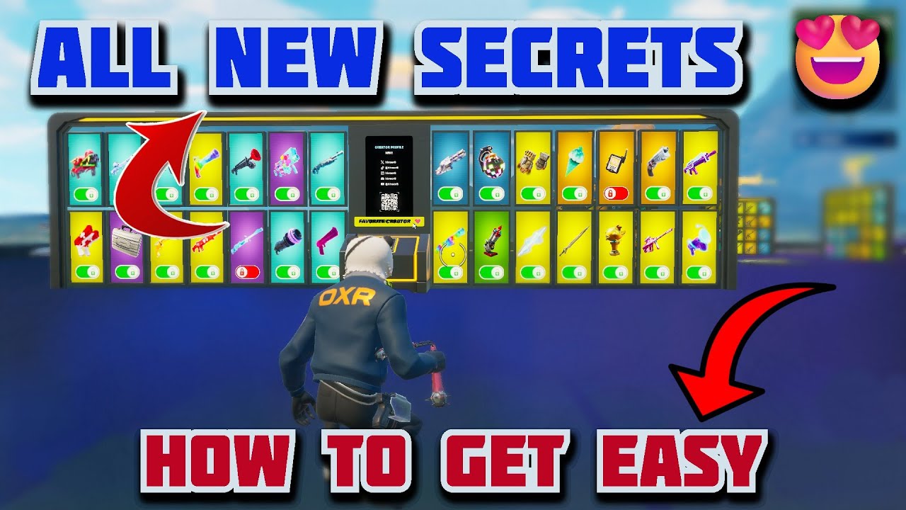 Fortnite 1v1 With Every Gun How To Unlock Every Secret AimBot & More! (THE TRUTH)