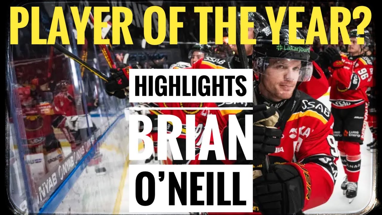 Brian O'Neill SHL Highlights – Debut Season with Luleå Hockey
