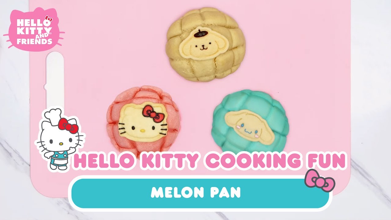 Hello Kitty and Friends Melon Pan | Hello Kitty Cooking Fun
