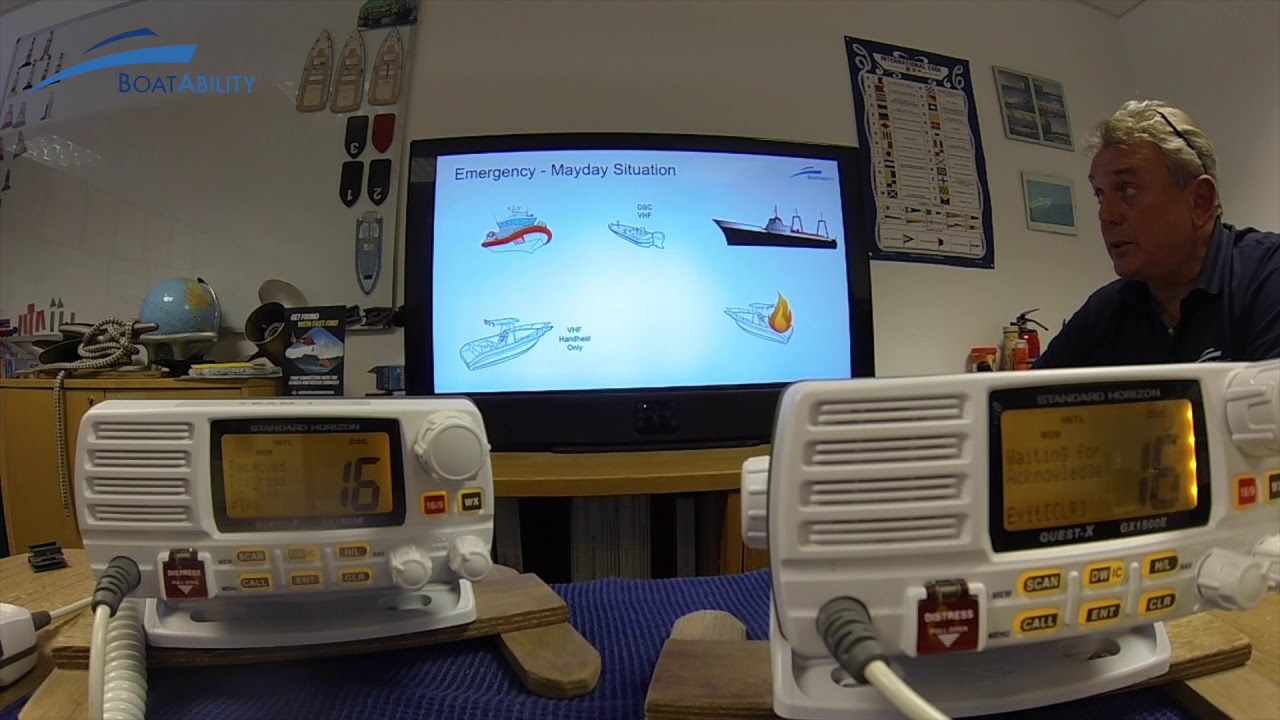 VHF DSC Distress Mayday