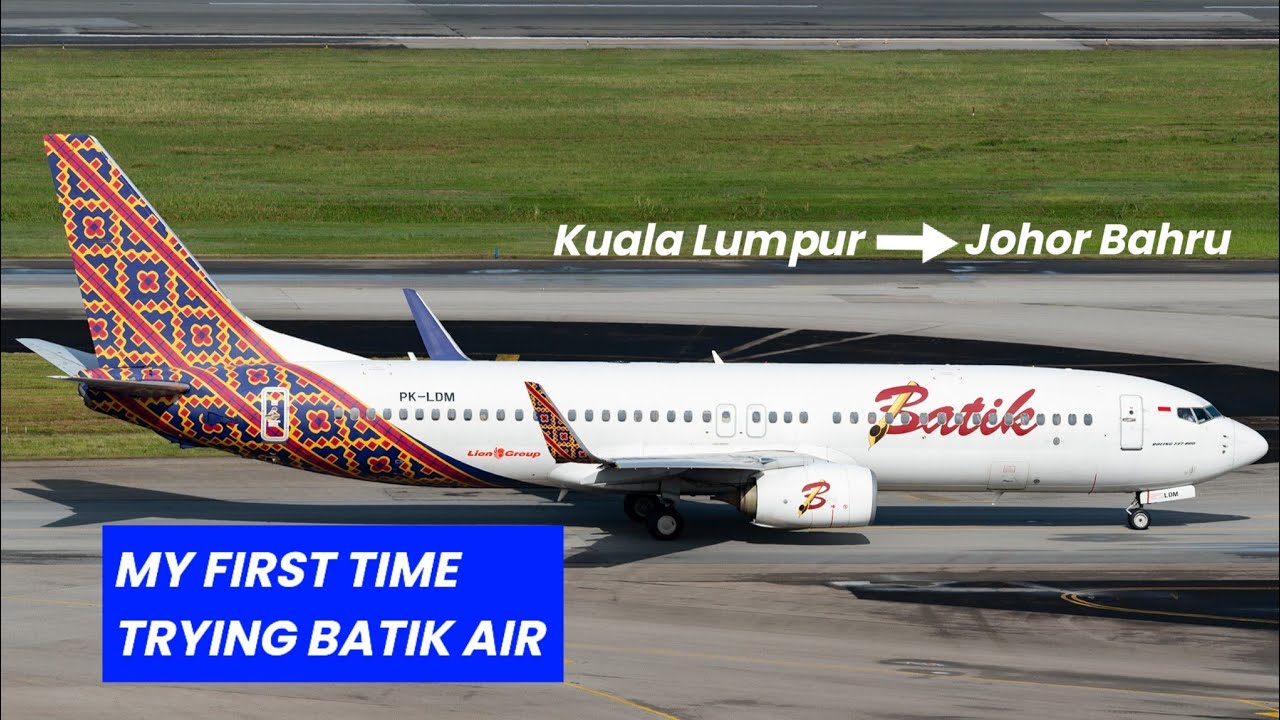 Trying Batik Air for the first time... :D | Kuala Lumpur to Johor Bahru |