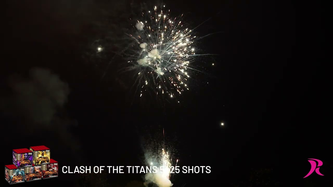 Clash of the Titans 5 x 25 shots XXL | Bunte vuurwerk Hengelo (o)
