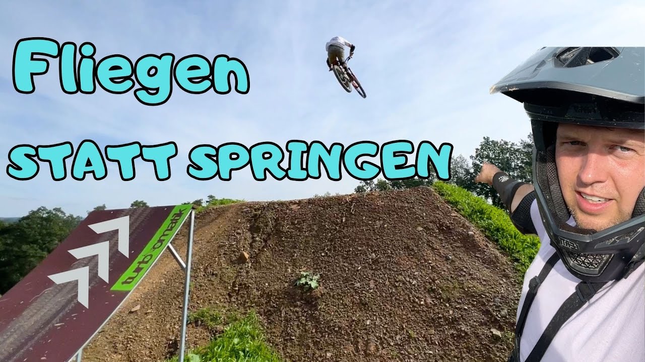 Riesen HOLZSPRUNG im NEUEN Bikepark WISSEN
