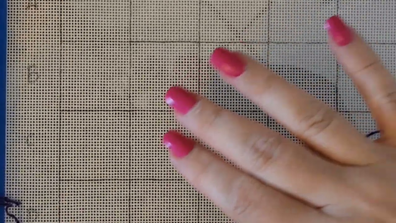Flosstube Extra #4 - Stitching a Counted Canvas pattern
