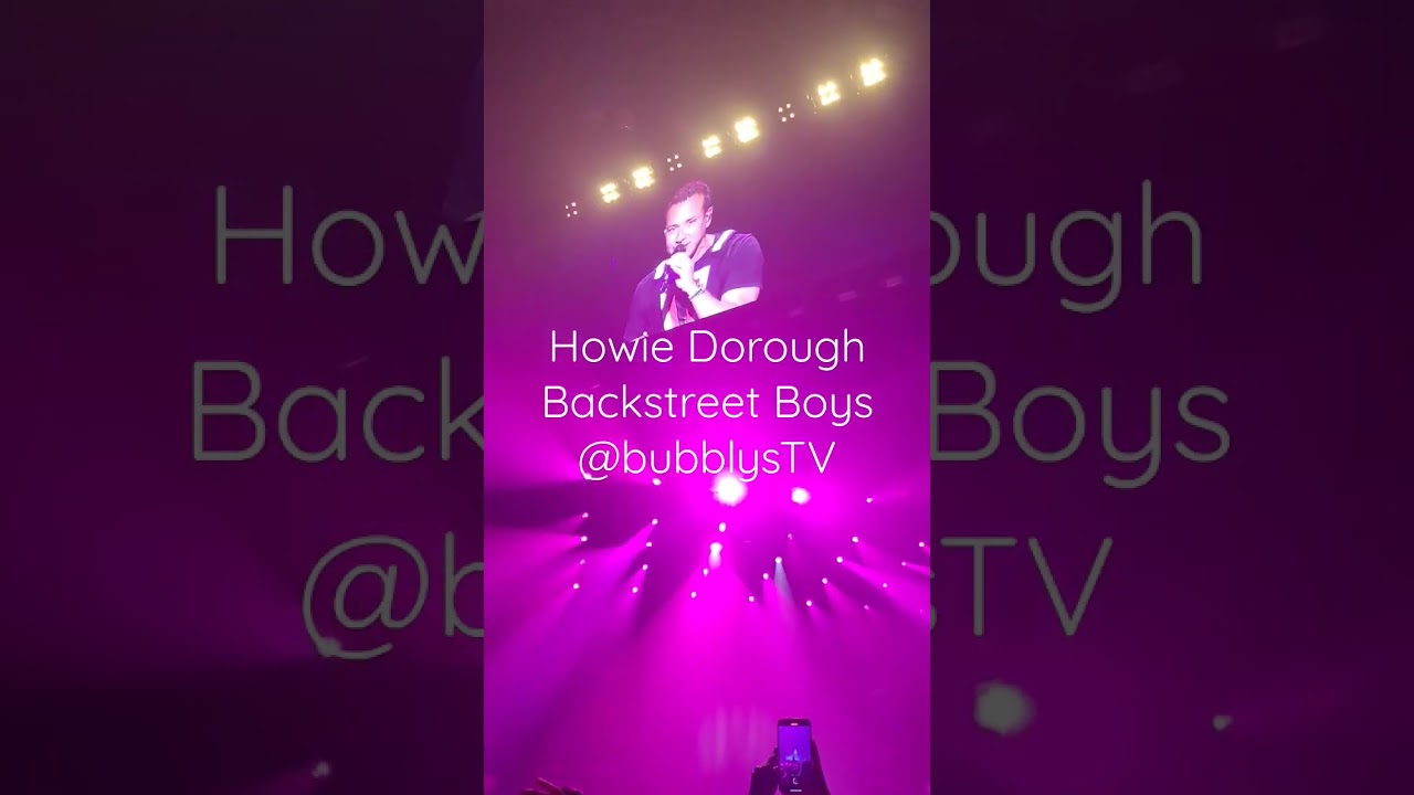 Howie Dorough - Backstreet Boys DNA World Tour Abu Dhabi UAE