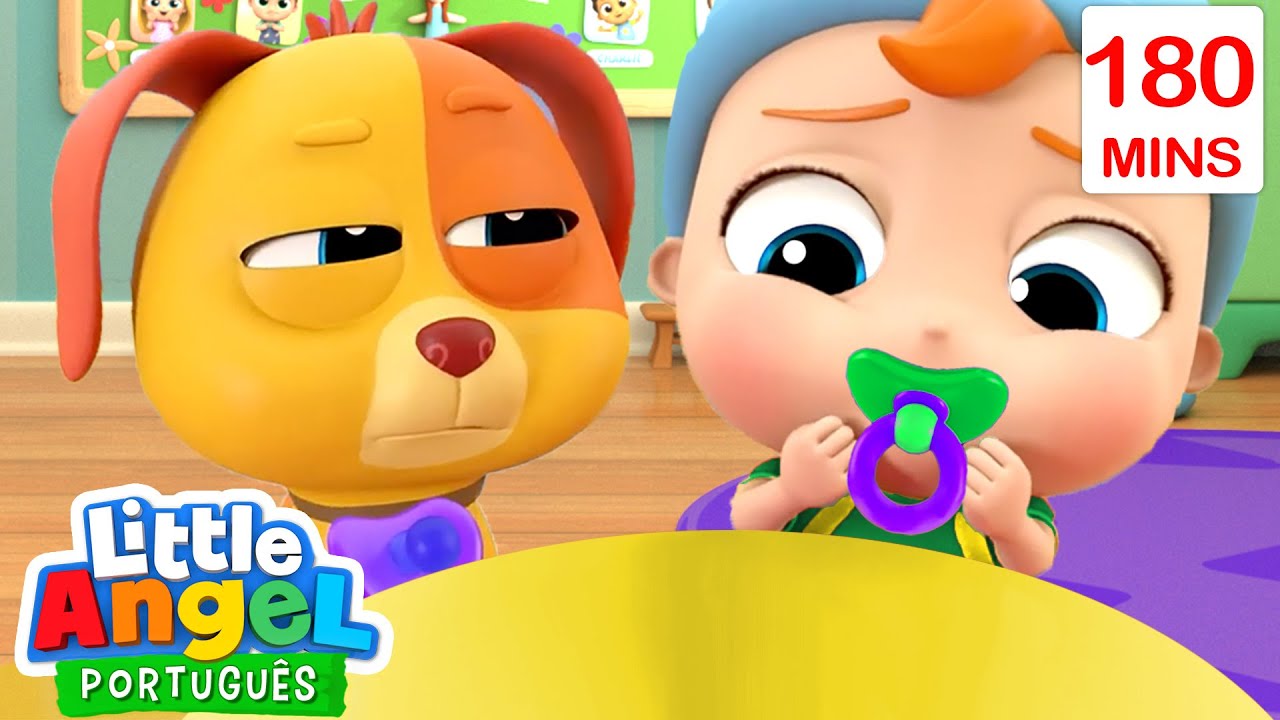 ❓ Cadê a Chupeta do Joãozinho? ❓ | 3 HORAS DE LITTLE ANGEL BRASIL! | Músicas Infantis em Português