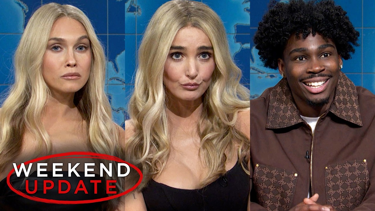 Weekend Update ft. Veronika Slowikowska, Chloe Fineman and Kam Patterson - SNL