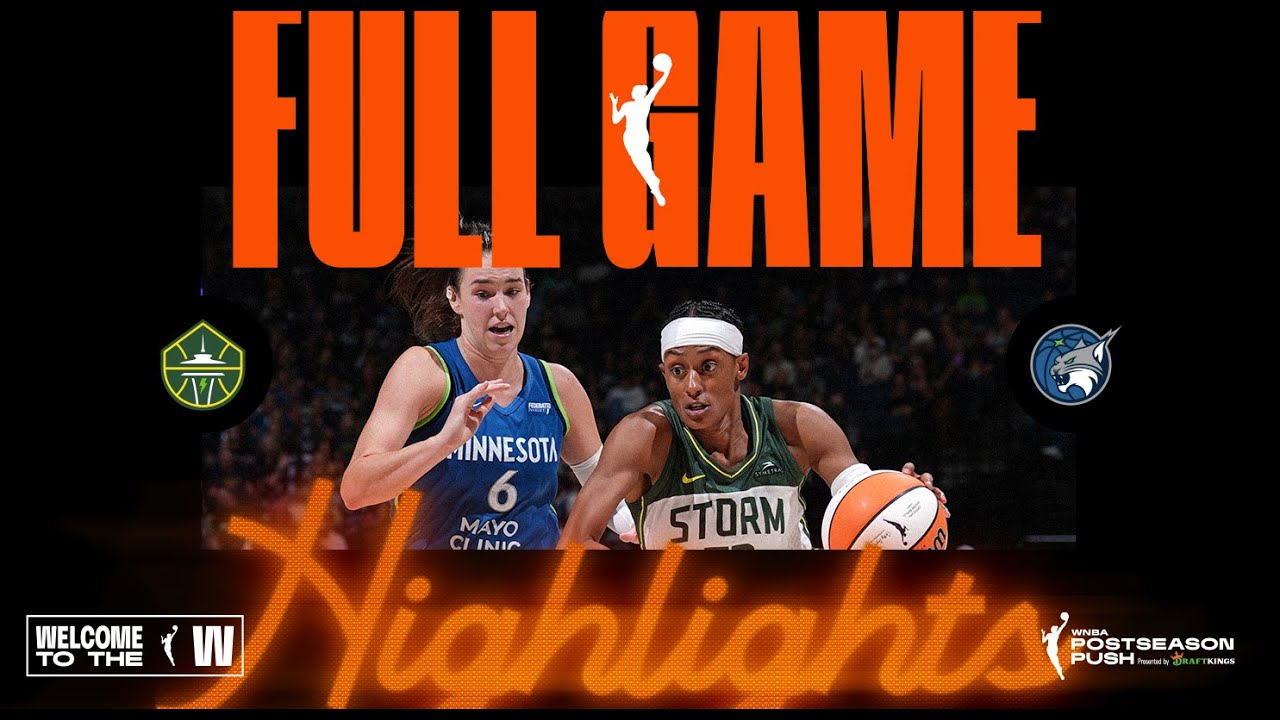 Seattle Storm vs. Minnesota Lynx | FULL GAME HIGHLIGHTS | August 28, 2025