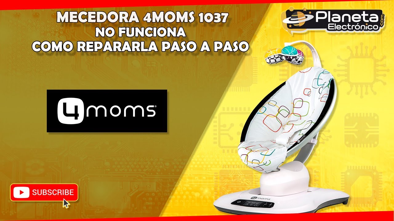 NIÑO SE CAE DE LA Mecedora 4MOMS 1037 y la madre la ESTRELLA CONTRA EL SUELO. (REPARADA)