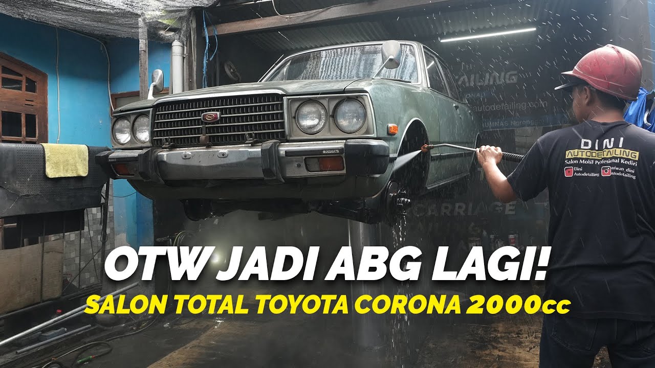 Meremajakan Toyota Corona Gen 6, Part 1 Undercarriage & Engine Bay Detailing Mobil Tua!