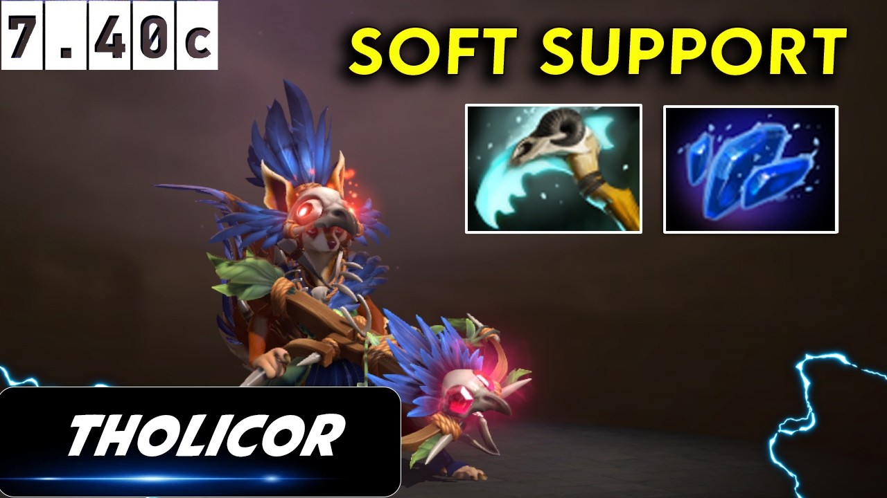 Tholicor Hoodwink Soft Support - Dota 2 Patch 7.40c Pro Player Full Gameplay