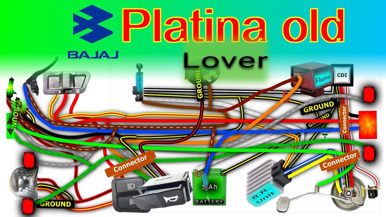Bajaj Platina Full Bike Wiring Diagram Old Model