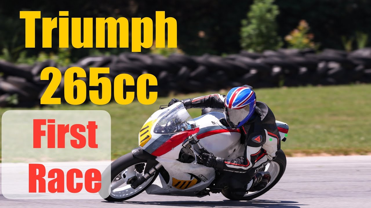 First Race on My Hand-Built Motorcycle