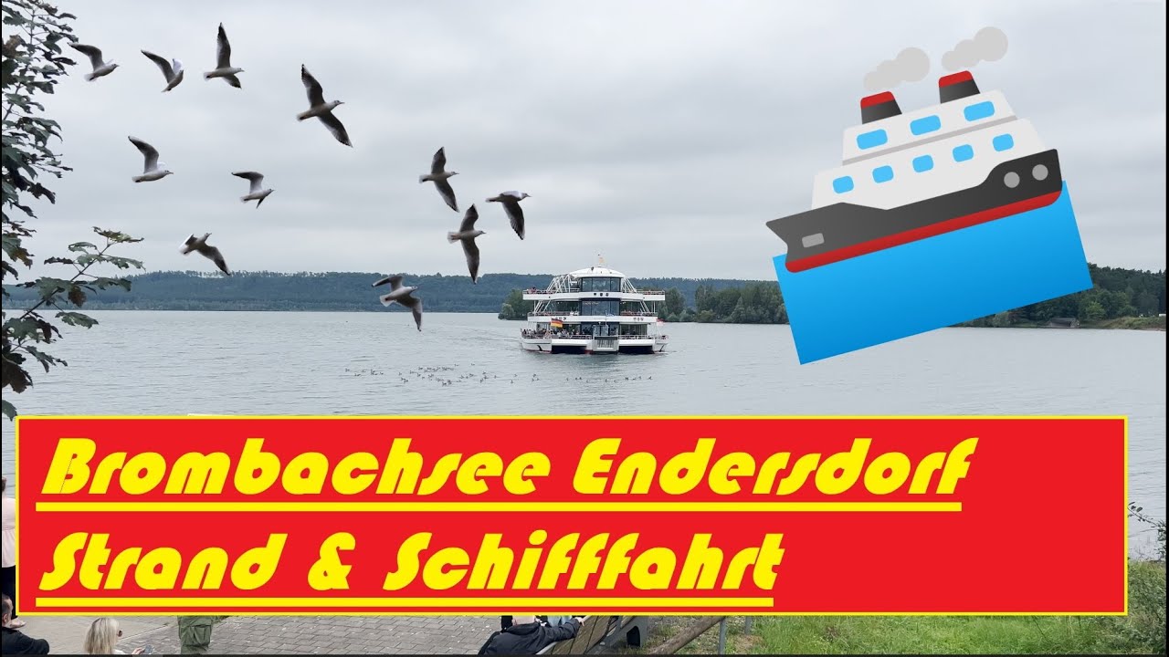 Ein Tag am Brombachsee  Strand  Endersdorf + Schifffahrt MS Brombachsee