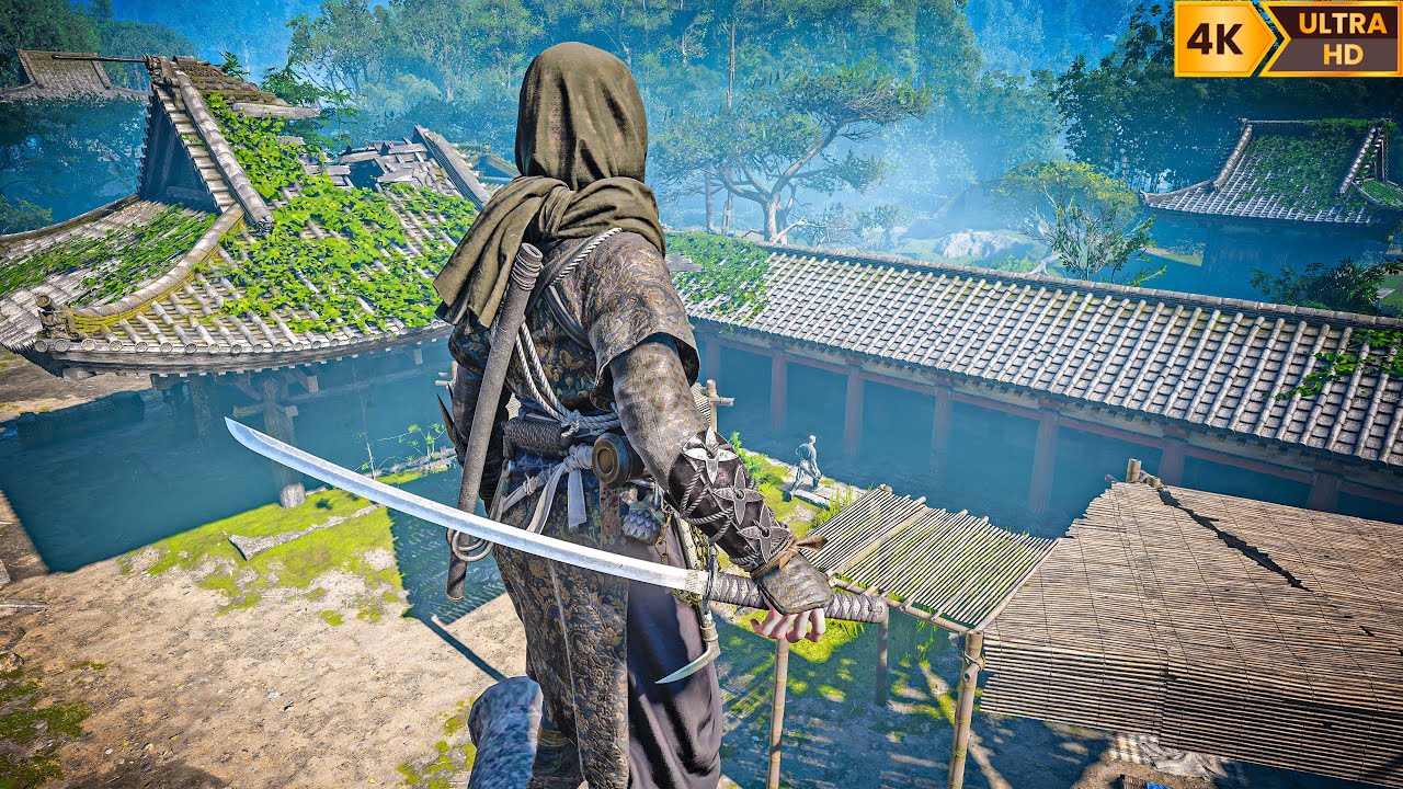 Assassin's Creed Shadows - Brutal Shinobi Stealth Kills Part 2 (Outpost Clearing) No Hud