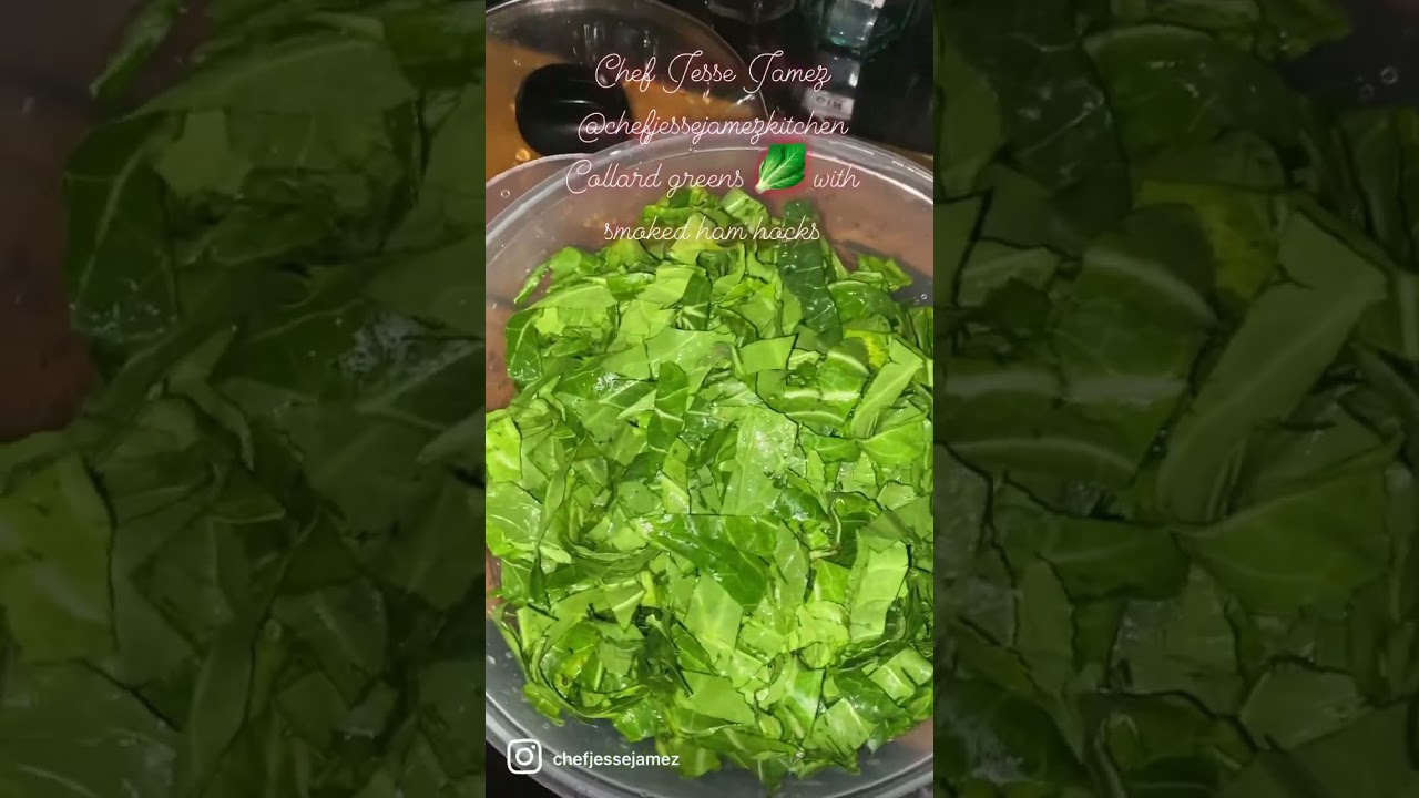 Collard Greens with Smoke Ham Hocks #cheflife #chefmode #chef #cheftalk #chefkitchen #cheftable