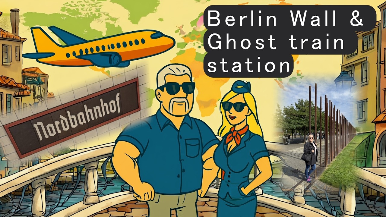 Berlin Wall and Ghost train station tour [sound remixed]