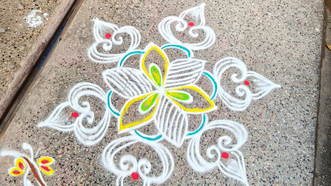 Priyasrangoli is live today morning simple kolam #simplekolam #rangoli #kolam #rangolikolam #sandart
