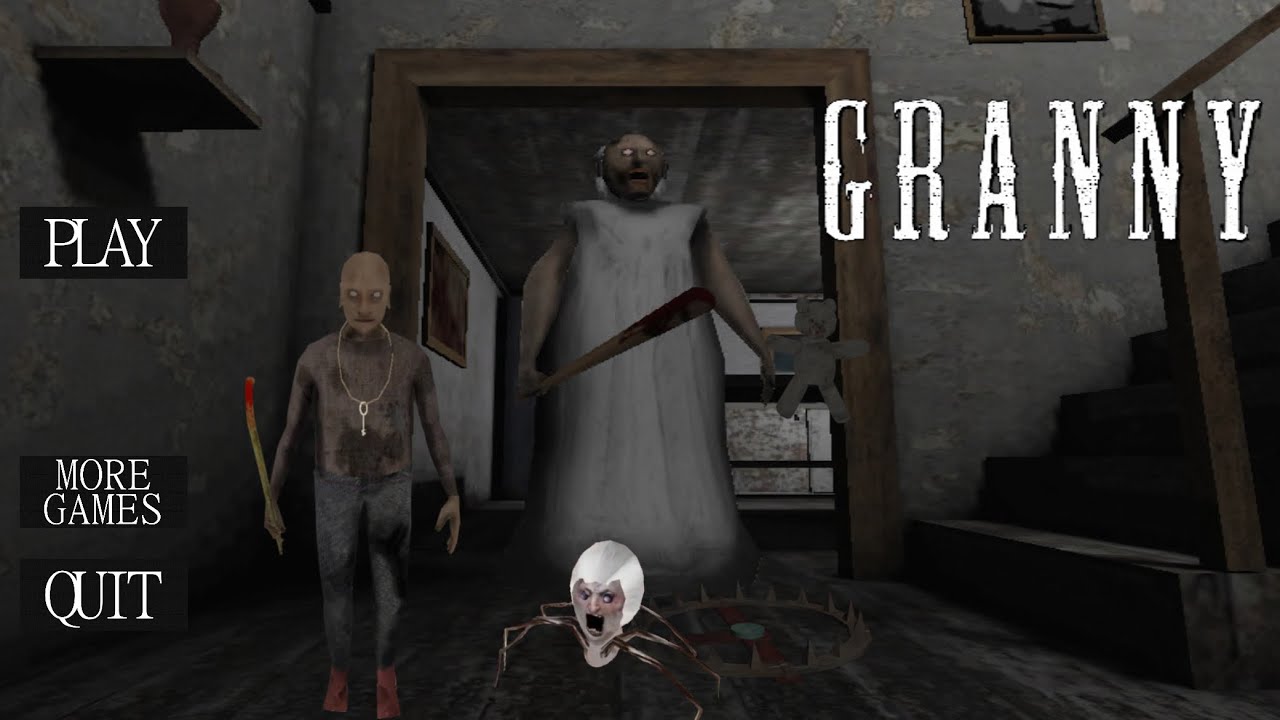 HORROR GRANNY CHAPTER ONE ☝️ HORROR GAME GRANNY GRANDPA HOUSE ESCAPE 