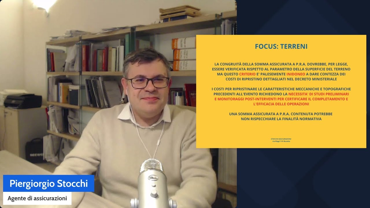 Assicurazione cat-nat - Ep.43 - Il decr attuativo - Glossario: assicurato, immobilizzazioni, terreni